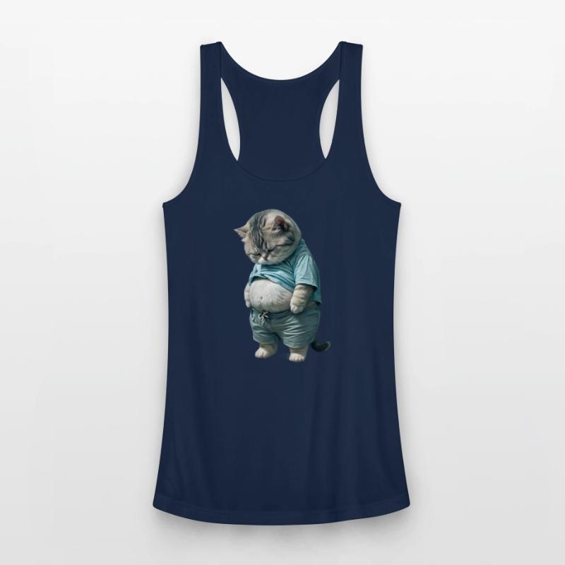 Funny Fat Cat Design Lover