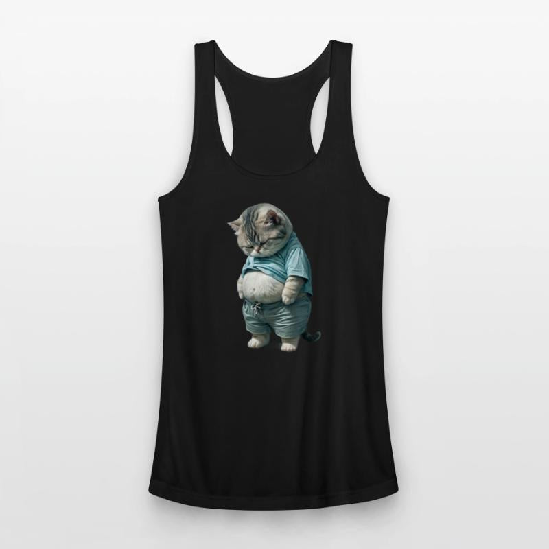 Funny Fat Cat Design Lover