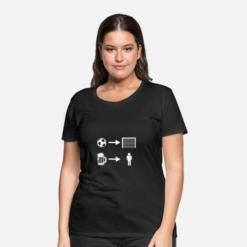 Funny Football and Beer Graphic for Football Fans