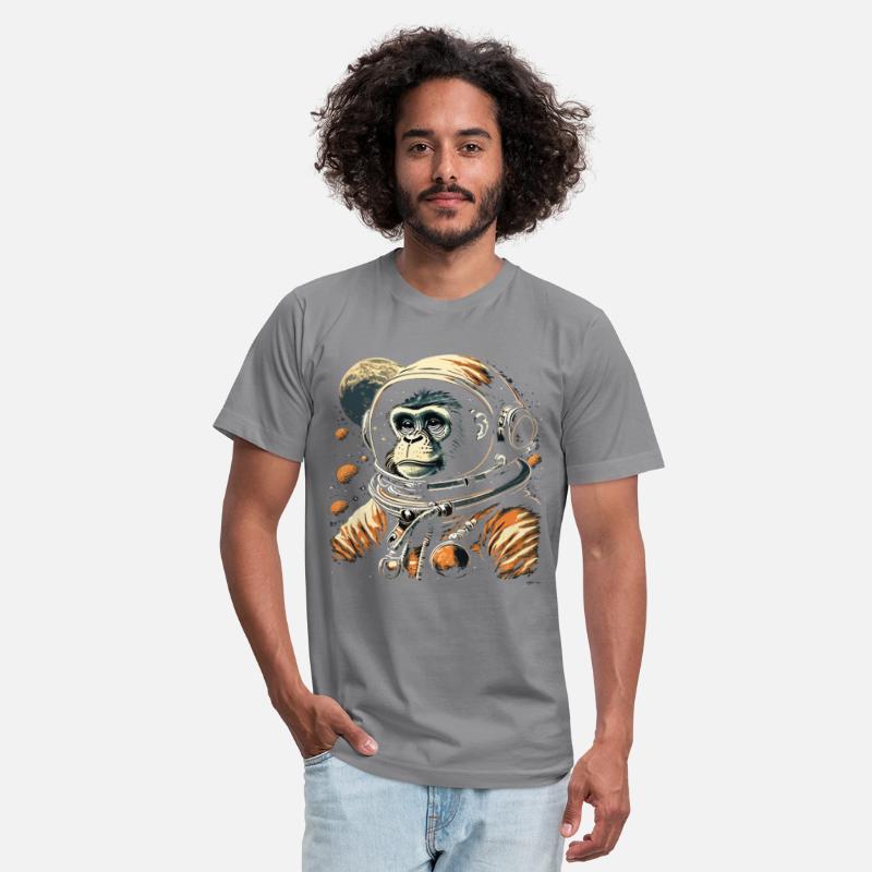 Funny Monkey in Space in Outer Space