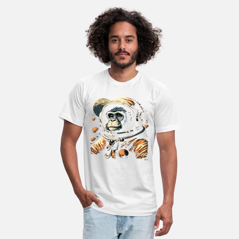 Funny Monkey in Space in Outer Space