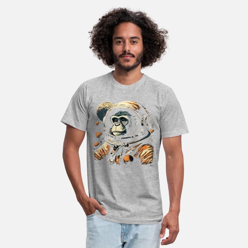 Funny Monkey in Space in Outer Space