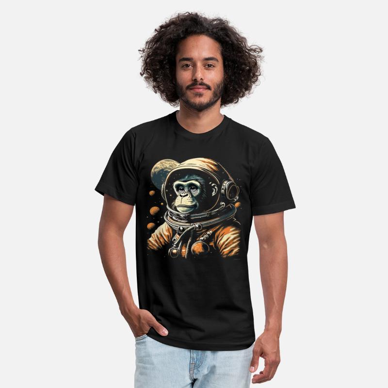 Funny Monkey in Space in Outer Space