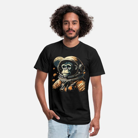 Funny Monkey in Space in Outer Space