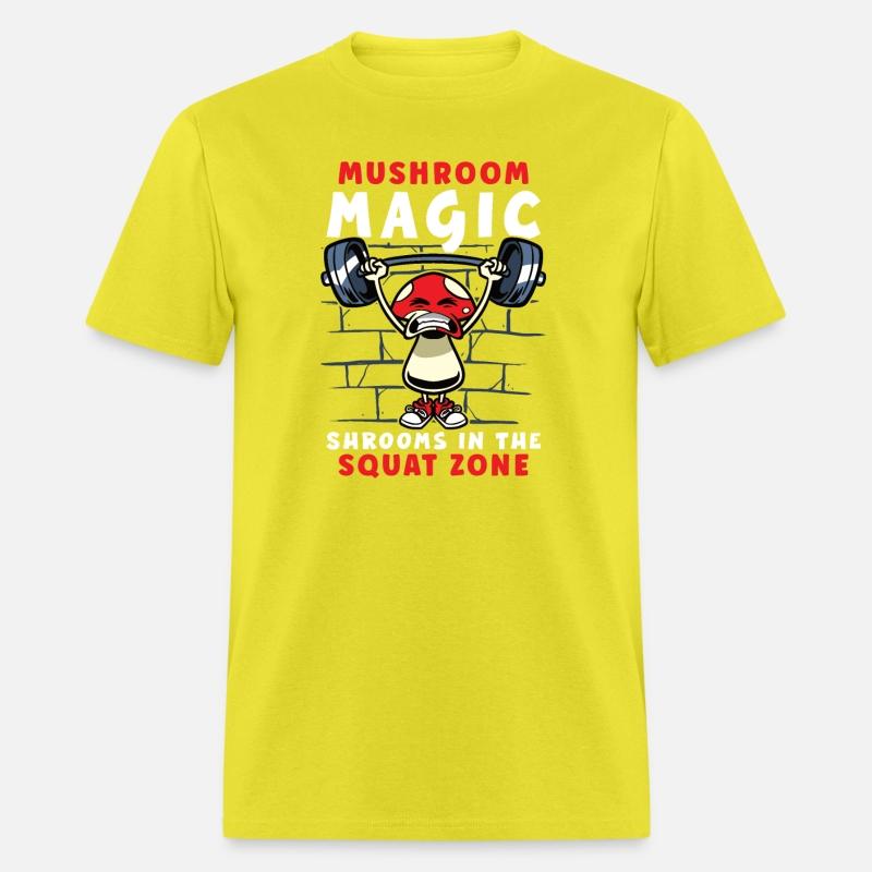 Funny Mushroom Fungus Fitness Gym Workout Power