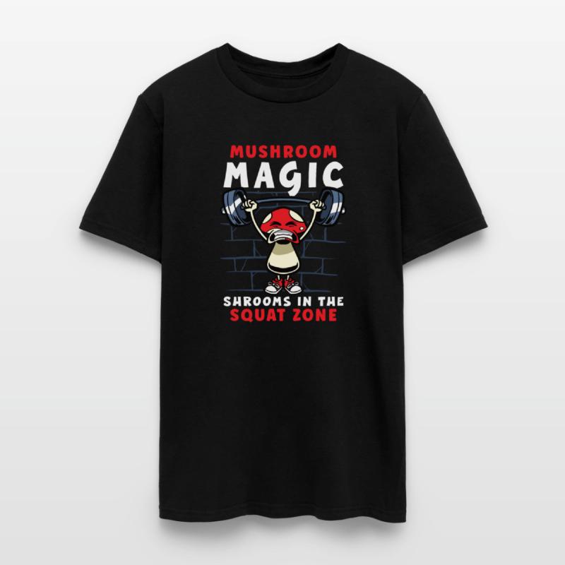 Funny Mushroom Fungus Fitness Gym Workout Power