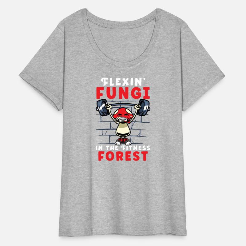 Funny Mushroom Fungus Fitness Gym Workout Power