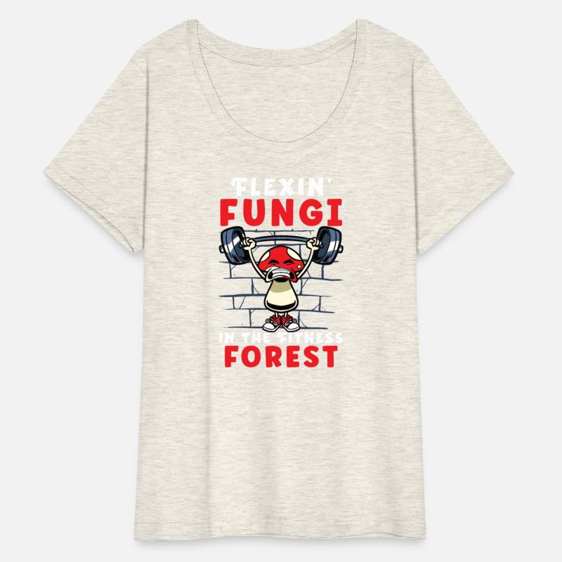 Funny Mushroom Fungus Fitness Gym Workout Power