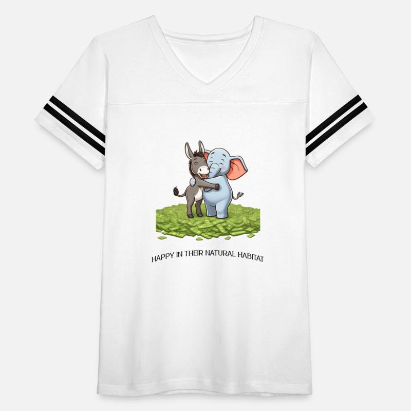 Funny Republican Party Elephant Democratic Donkey