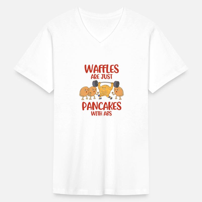 Funny Waffles Are Just Pancakes with Abs Breakfast