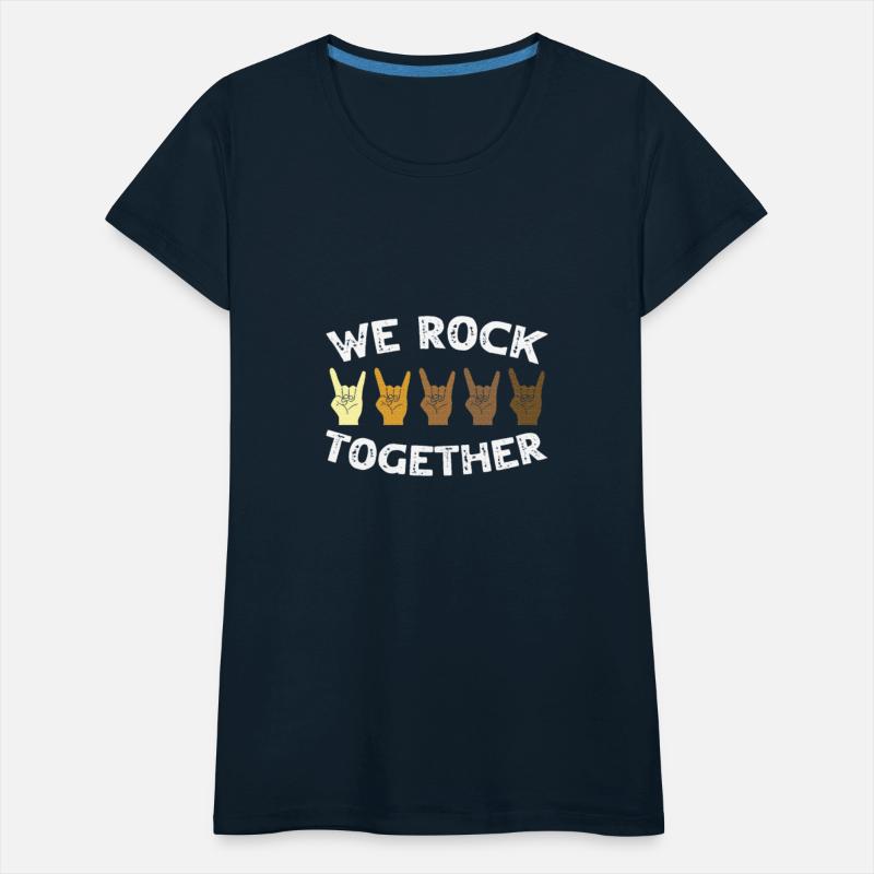 Funny We Rock Together Rocker Skeleton Hand