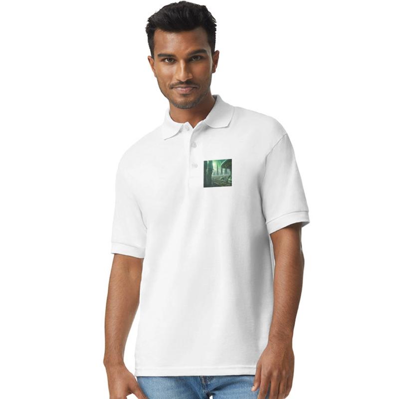 Futuristic Cityscape with Alien Planets