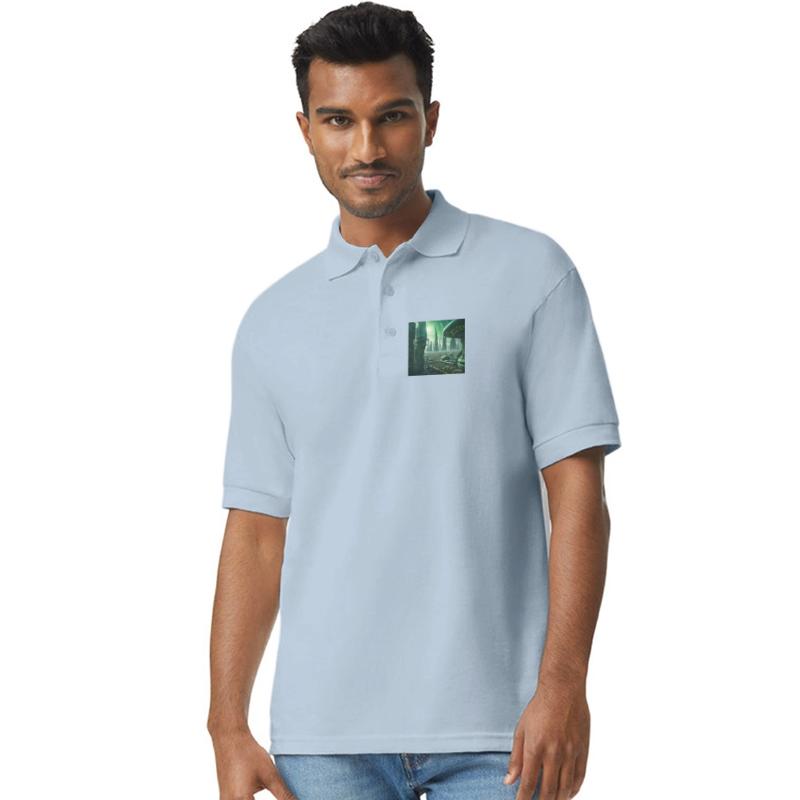 Futuristic Cityscape with Alien Planets