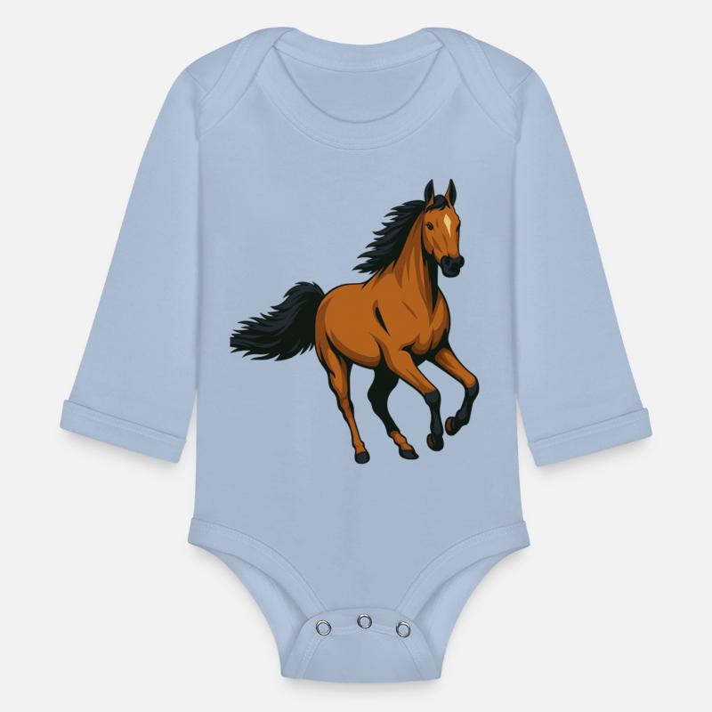 Galloping Chestnut Stallion