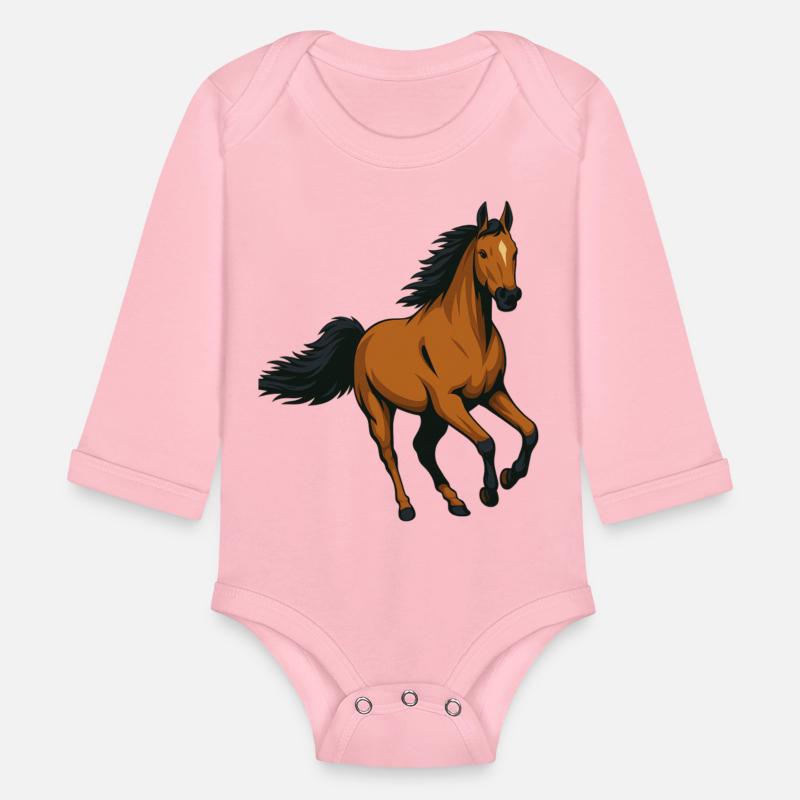 Galloping Chestnut Stallion