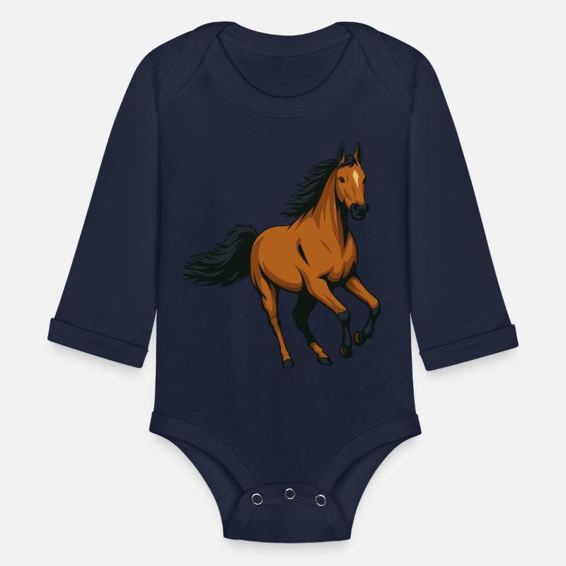 Galloping Chestnut Stallion