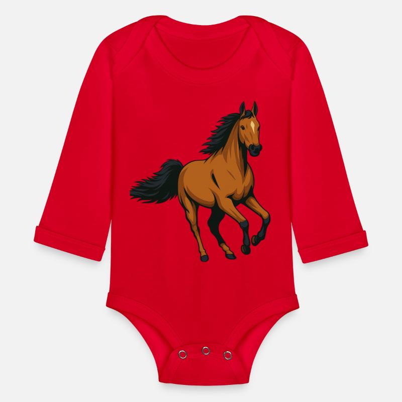 Galloping Chestnut Stallion