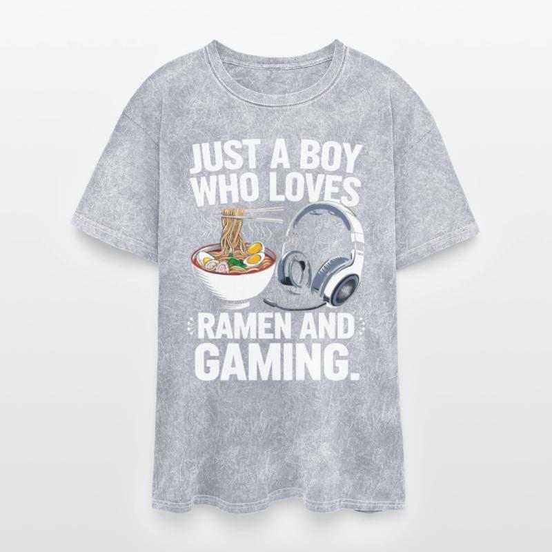Gaming & Ramen – Funny Gamer Life Tee