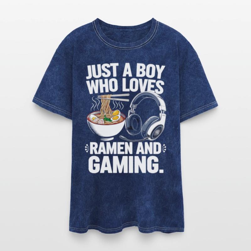 Gaming & Ramen – Funny Gamer Life Tee