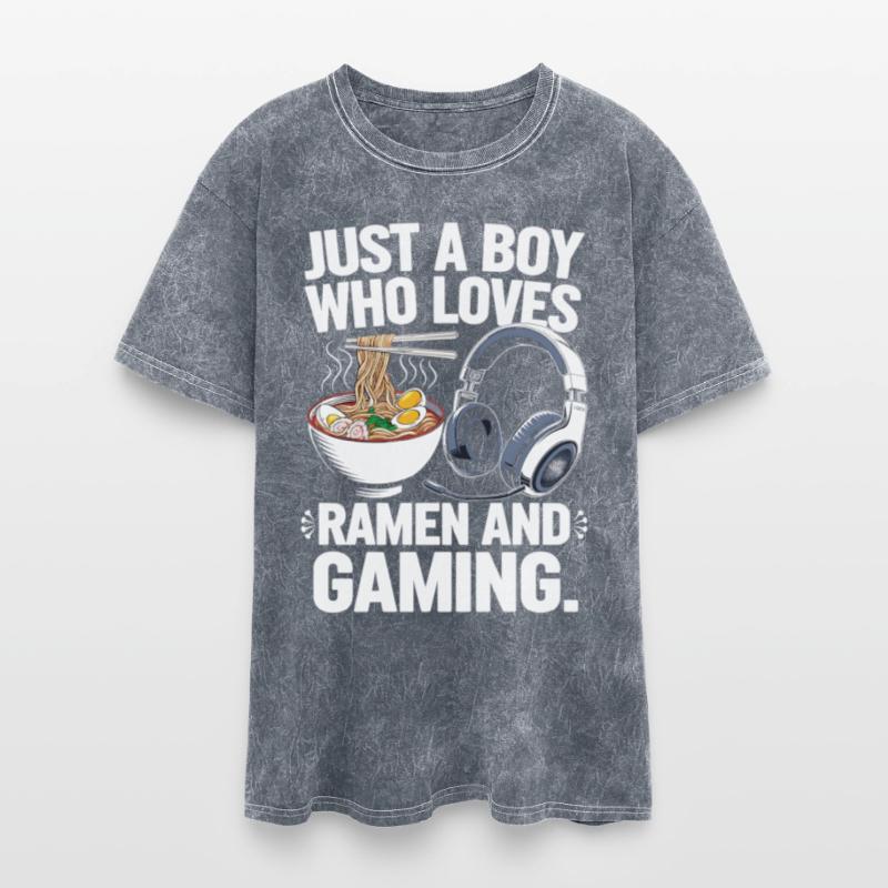 Gaming & Ramen – Funny Gamer Life Tee