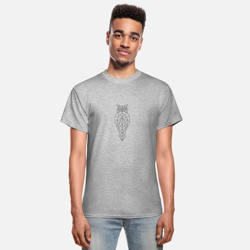 Geometric Owl Unisex T-Shirt – Smart. Sharp. Silen