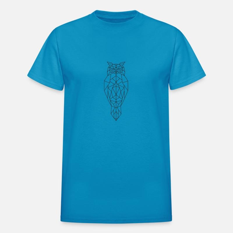 Geometric Owl Unisex T-Shirt – Smart. Sharp. Silen