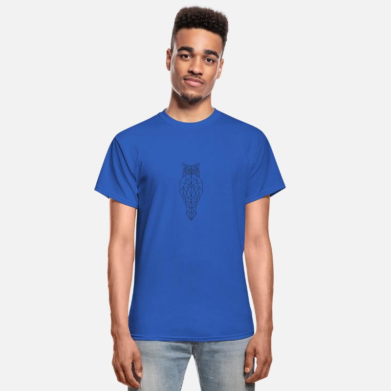 Geometric Owl Unisex T-Shirt – Smart. Sharp. Silen