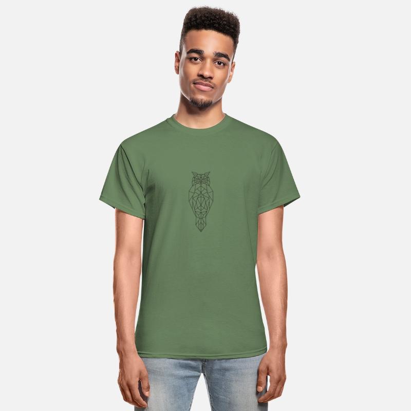 Geometric Owl Unisex T-Shirt – Smart. Sharp. Silen