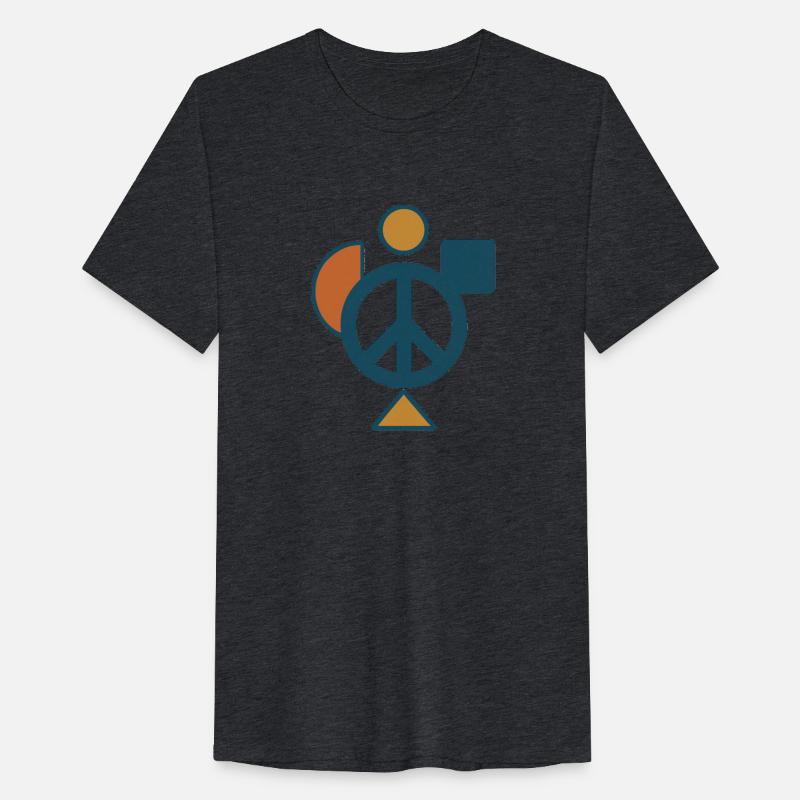 Geometric Peace Modern Abstract Symbol Design