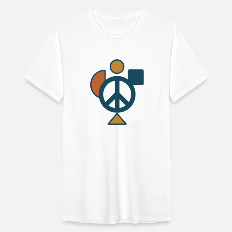 Geometric Peace Modern Abstract Symbol Design