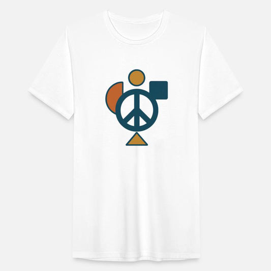 Geometric Peace Modern Abstract Symbol Design