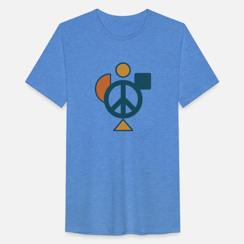 Geometric Peace Modern Abstract Symbol Design