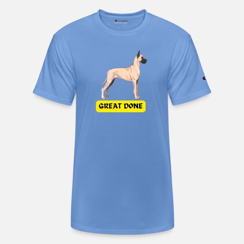 German Great Done dog is a large-sized dog