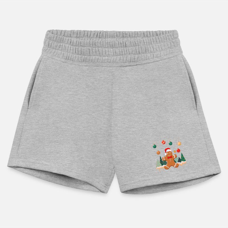 Gingerbread Man Cookie Snowy Christmas Ornaments