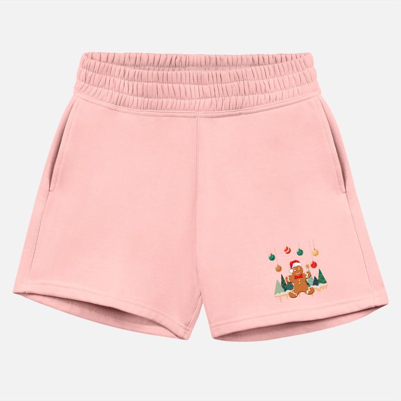 Gingerbread Man Cookie Snowy Christmas Ornaments