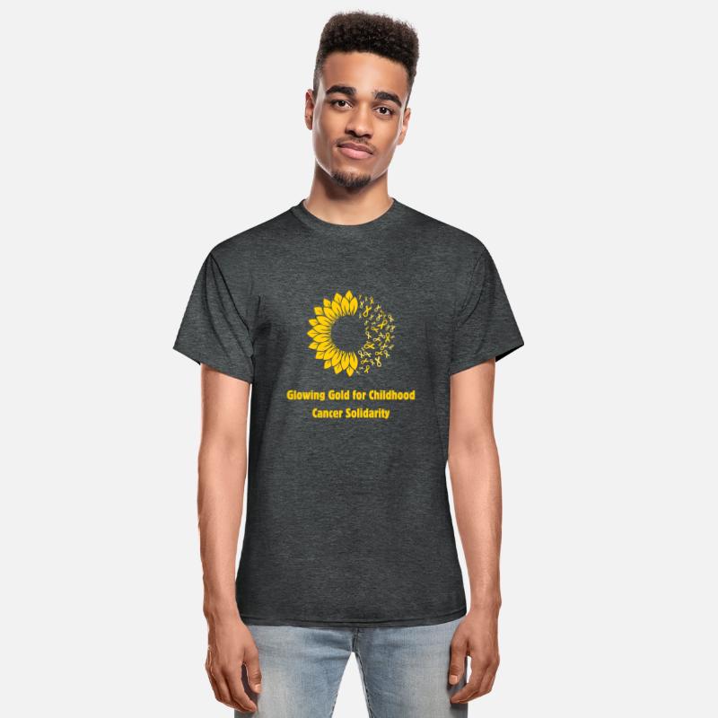 Glowing gold for Childhood Cancer solidarity