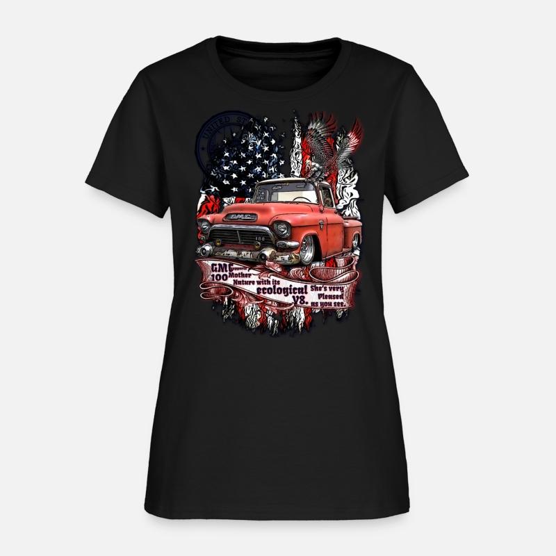 GMC 100 Pick-up V8 Truck American Flag