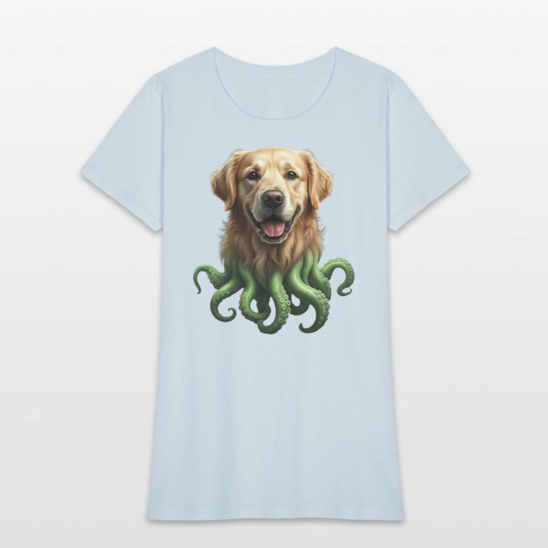 GOLDEN RETRIEVER KRAKEN: SEA'S CUTEST MONSTER