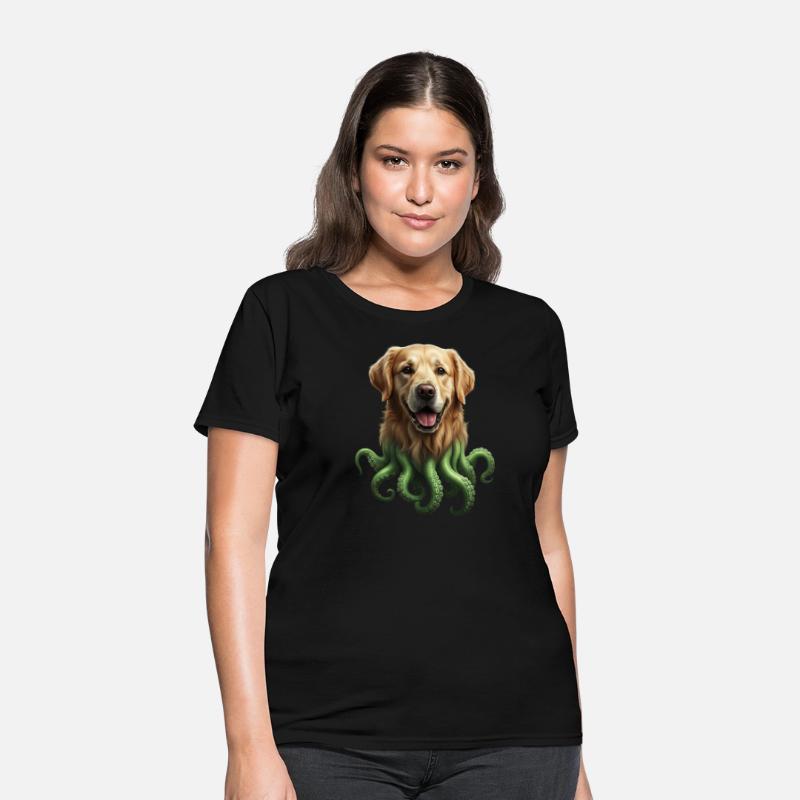 GOLDEN RETRIEVER KRAKEN: SEA'S CUTEST MONSTER