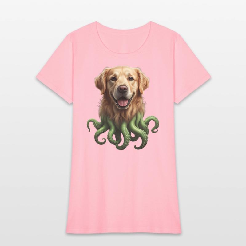 GOLDEN RETRIEVER KRAKEN: SEA'S CUTEST MONSTER