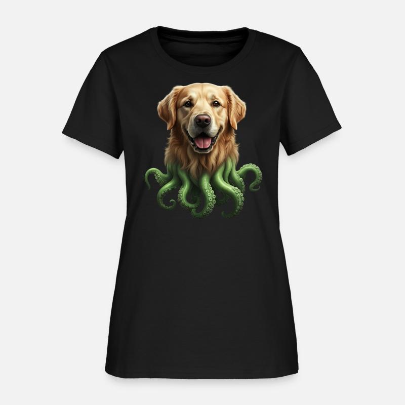 GOLDEN RETRIEVER KRAKEN: SEA'S CUTEST MONSTER