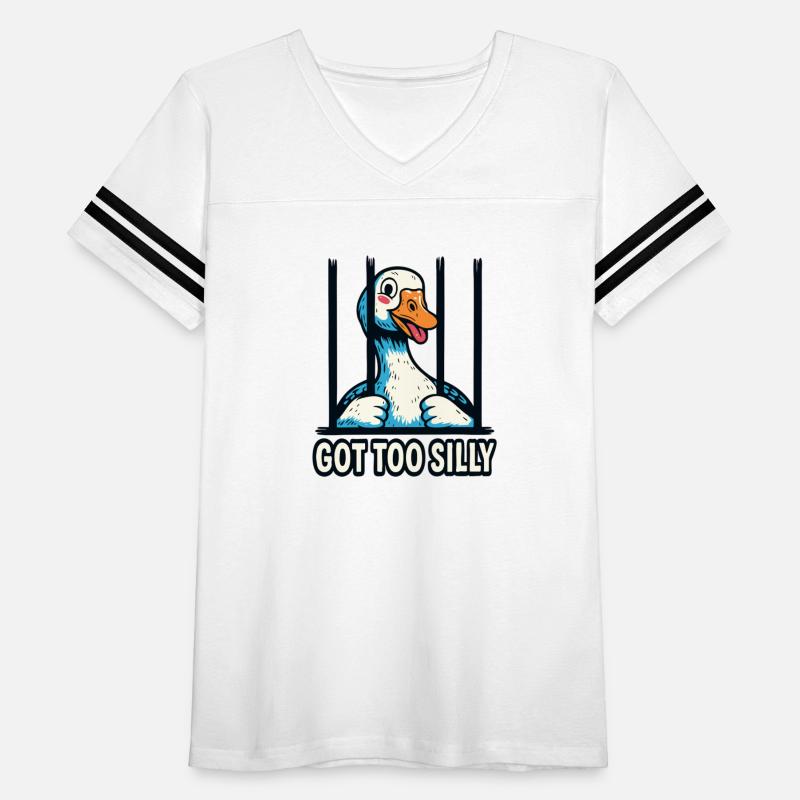 Got Too Silly – Funny Goose in Jail Shirt
