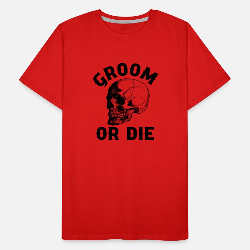 Gothic Wedding Groom Or Die Skull Bachelor Design