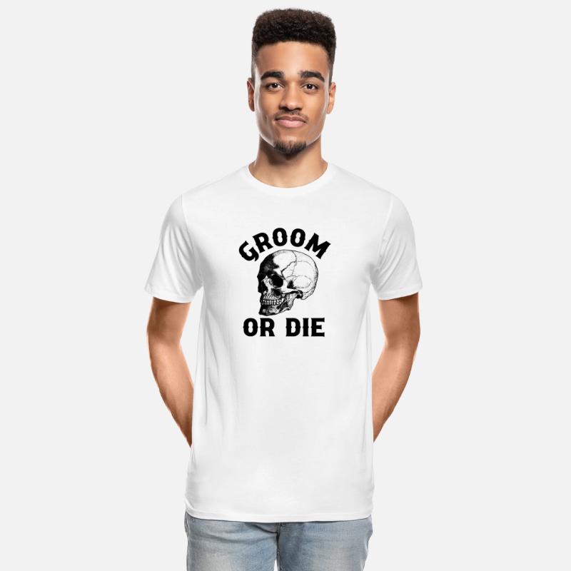 Gothic Wedding Groom Or Die Skull Bachelor Design
