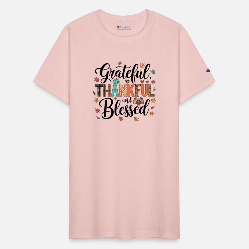 Grateful Thankful and Blessed - Thanksgiving Vibes