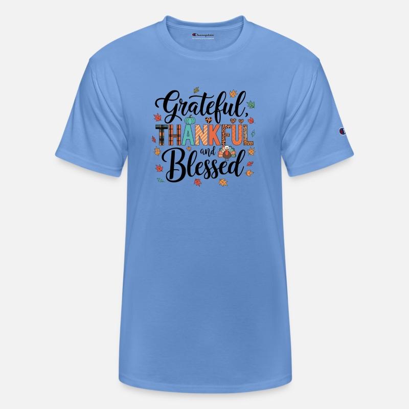 Grateful Thankful and Blessed - Thanksgiving Vibes