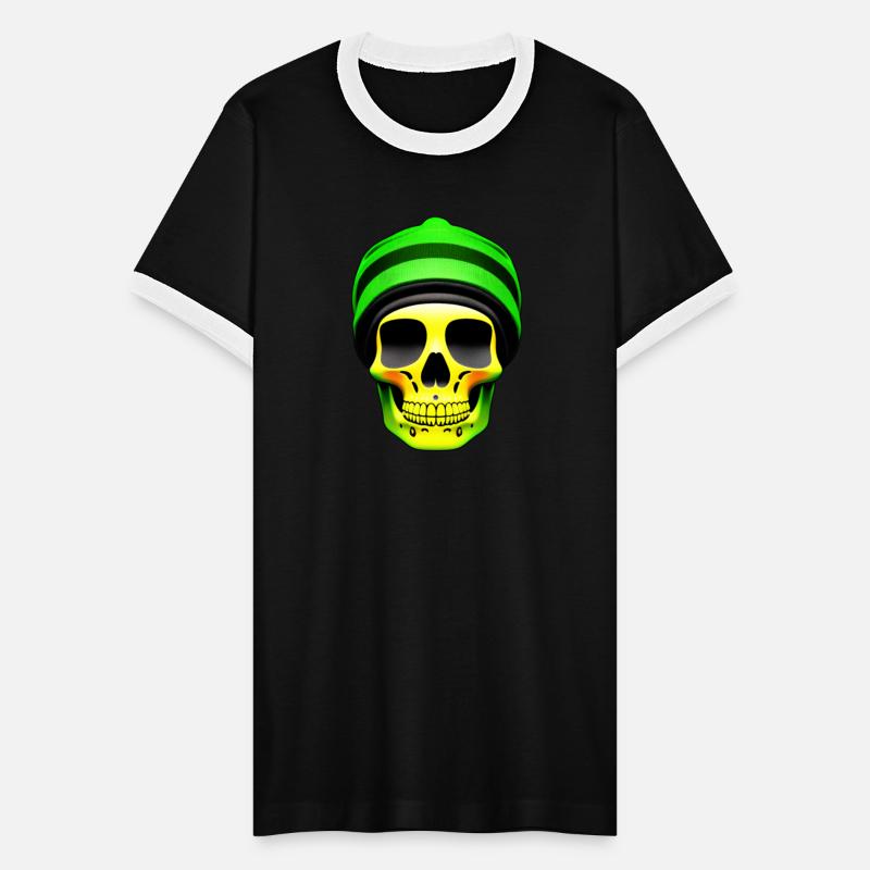 "Green Beanie Skull"