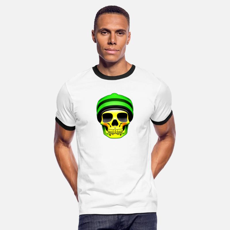 "Green Beanie Skull"