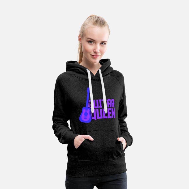 Guitar Queen Guitarist Text Bassist Woman Quote