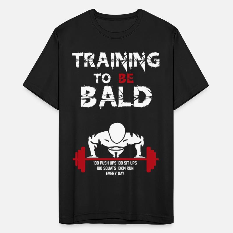 Gym - Training to be bald, push ups, sit up, squat